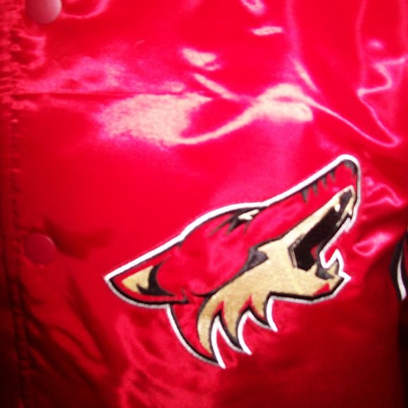 ARIZONA COYOTES NHL STARTER Snap Down Jacket 5X - Picture 3 of 8